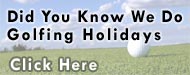 Golfing Holidays